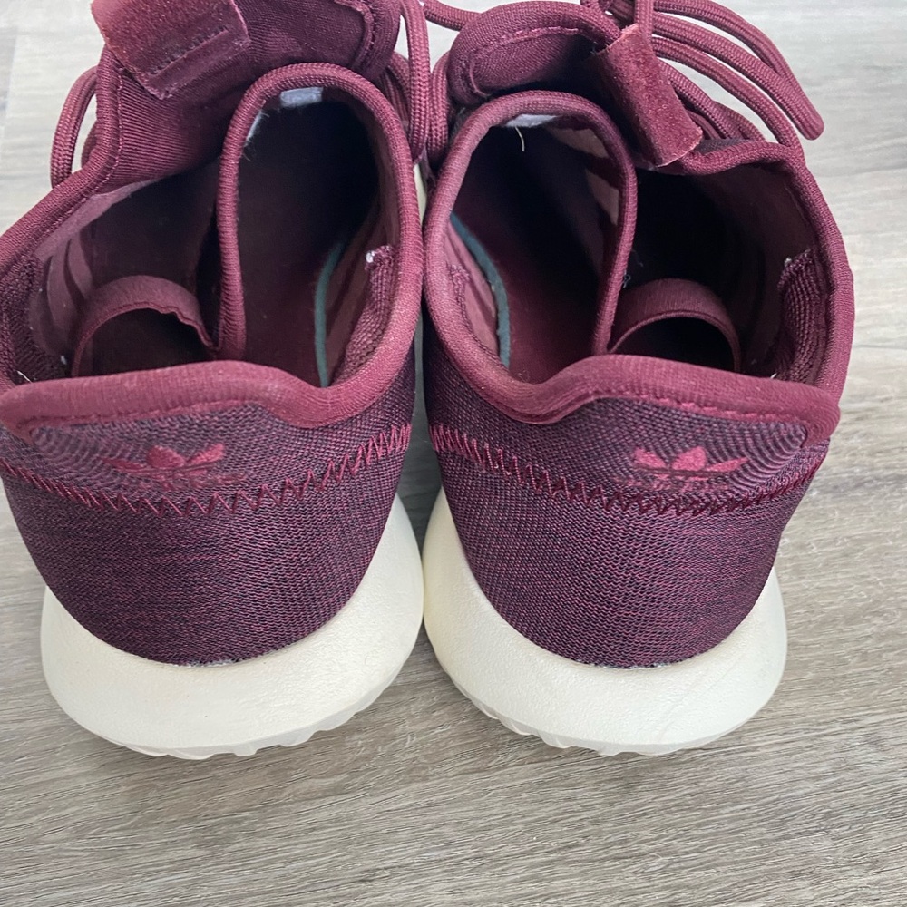 Adidas Burgundy Athletic Shoes - Picture 10 of 17